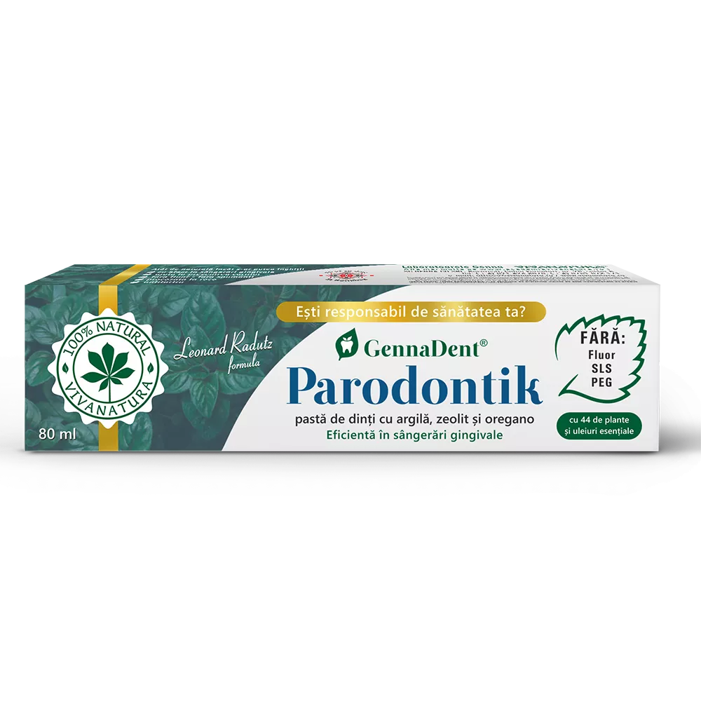 Parodontik Toothpaste, GennaDent, Vivanatura, 80 ml