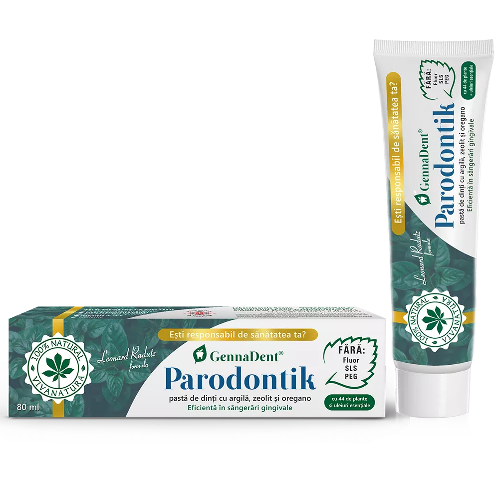 Parodontik Toothpaste, GennaDent, Vivanatura, 80 ml