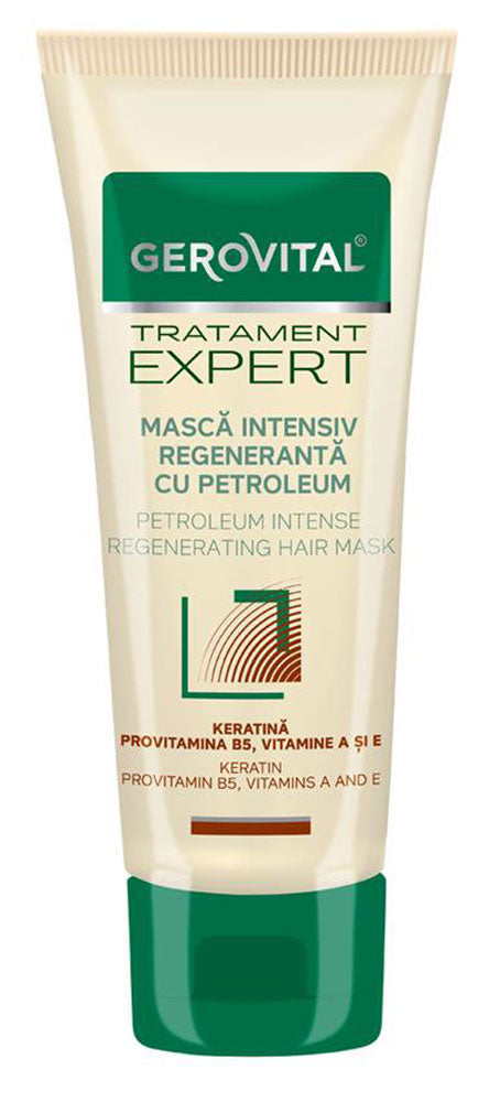 Petroleum intense regenerating hair mask - Gerovital Tratament Expert - 150 ml