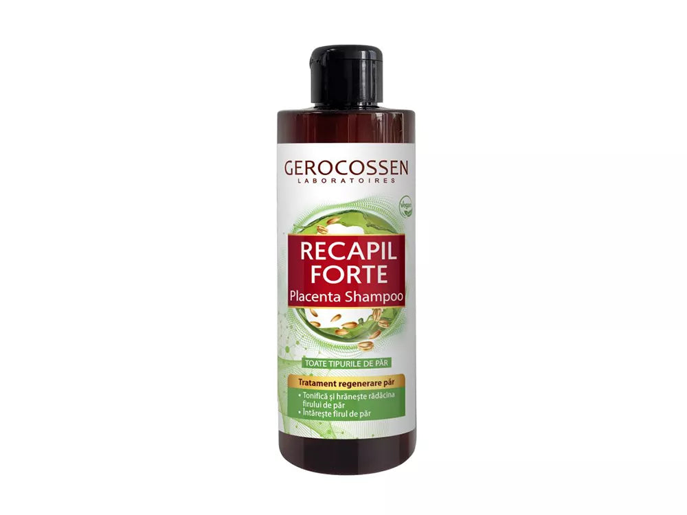 Placenta Shampoo, hair regeneration treatment, Recapil Forte, Gerocossen, 400ml