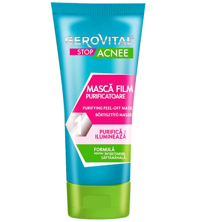 Purifying peel-off mask - Gerovital Stop Acne - 100 ml