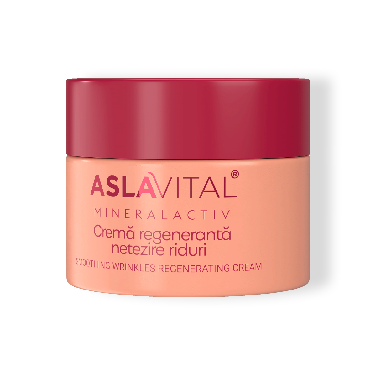 Regenerating Night Cream for Wrinkle Smoothing with Natural Clay and SKINectura™ for Sensitive Skin – Aslavital Mineralactiv, 50 ml