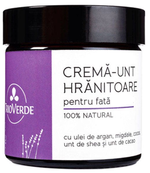 Rich Nourishing Face Cream with a creamy texture and 100% natural ingredients - Trio Verde - 2.03 fl.oz.