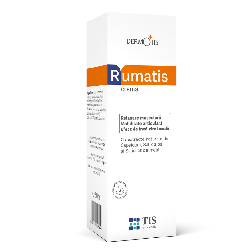 Anti Rube Rubefacient and anti-inflammatory cream, RUMATIS, TIS, 50 ml ...