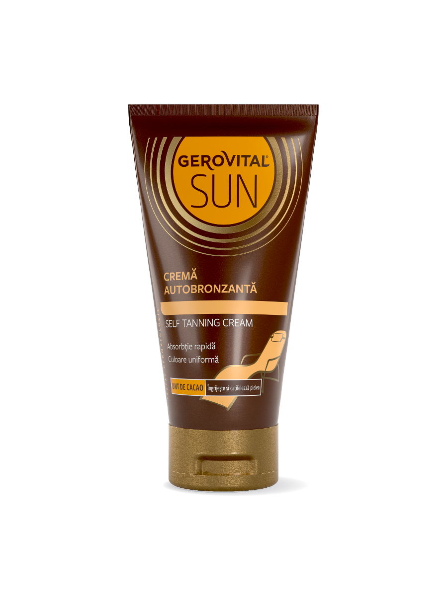 Self Tanning Cream, Gerovital Sun, 150ml