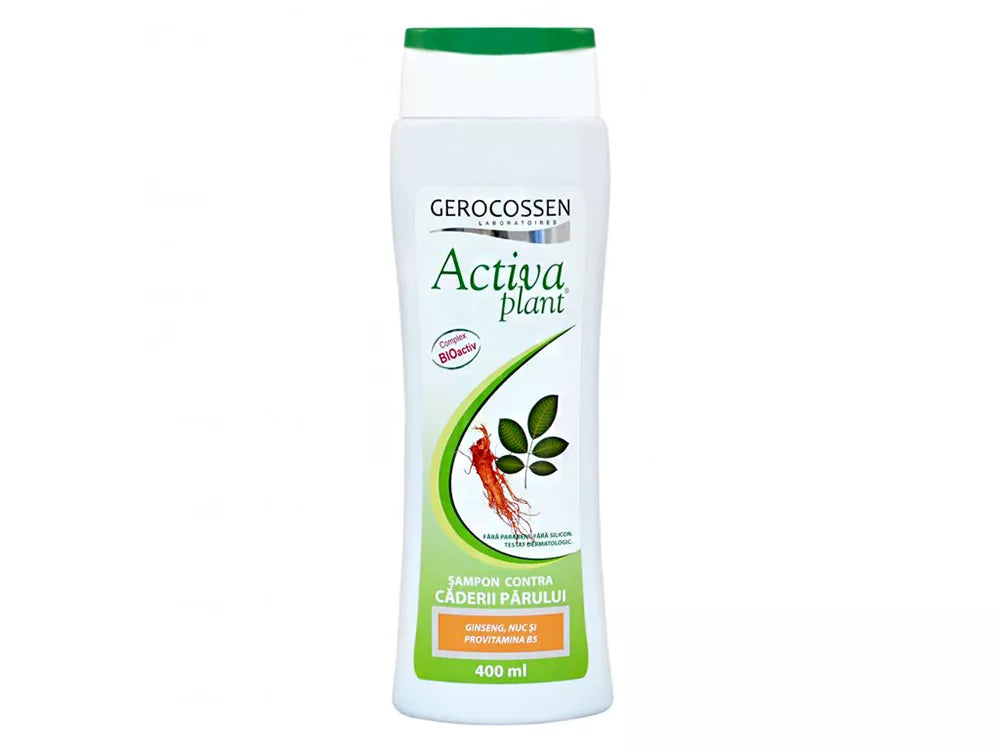 Shampoo against hair loss with walnut, ginseng, provitamin B6, Activa Plant, Gerocossen, 400ml