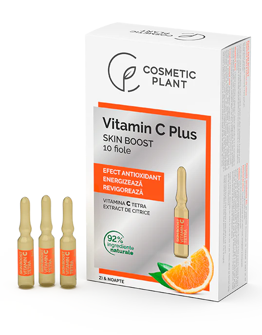 Skin Boost Ampoules with Tetra Vitamin C, Cosmetic Plant, 10 * 2 ml