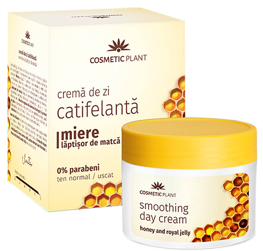 Smoothing day cream with honey and royal jelly - Cosmetic Plant - 50ml