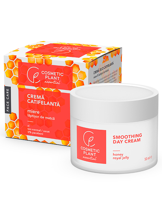 Smoothing day cream with honey and royal jelly - Cosmetic Plant - 50ml