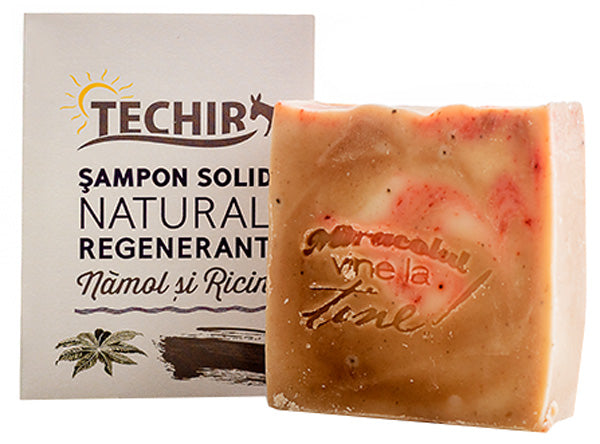 Solid Regenerating Shampoo And Body Natural Bar Soap - Techir - 120 gr