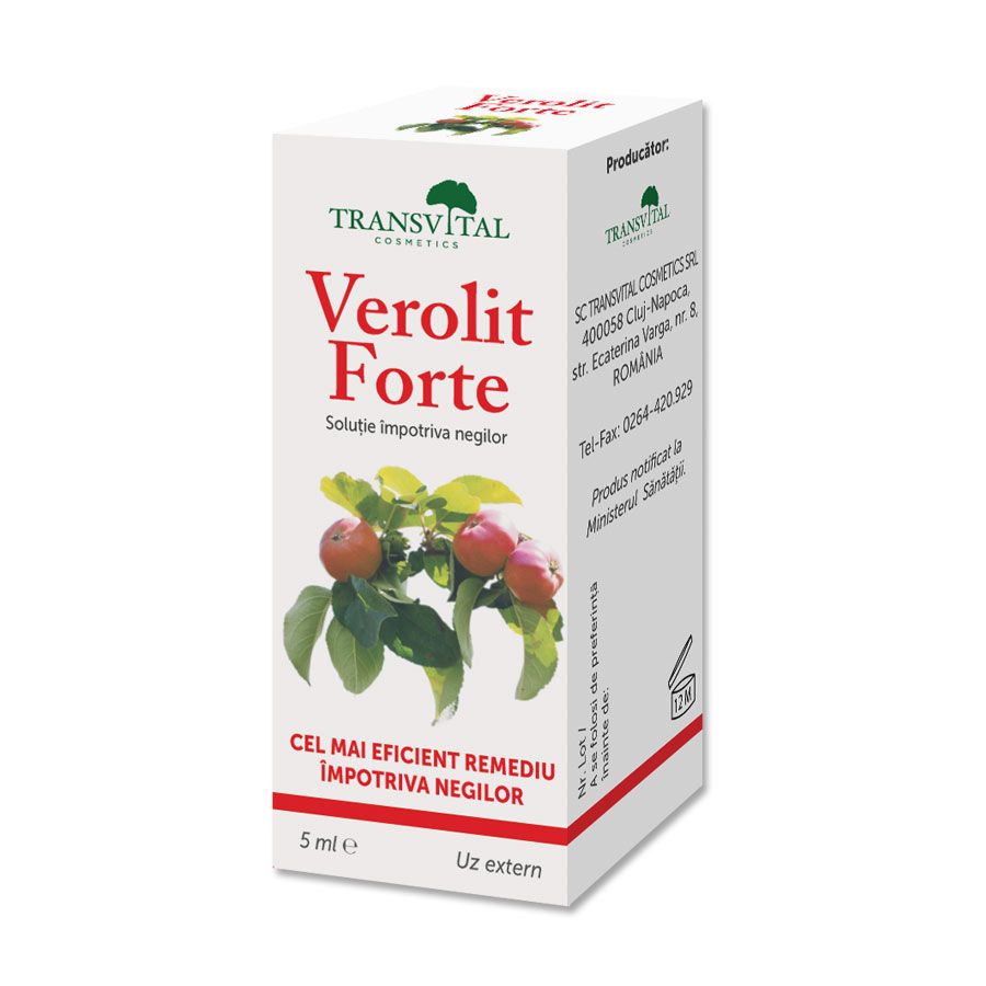 Solution against warts & verrucae , Verolit Forte, 5 ml, Transvital