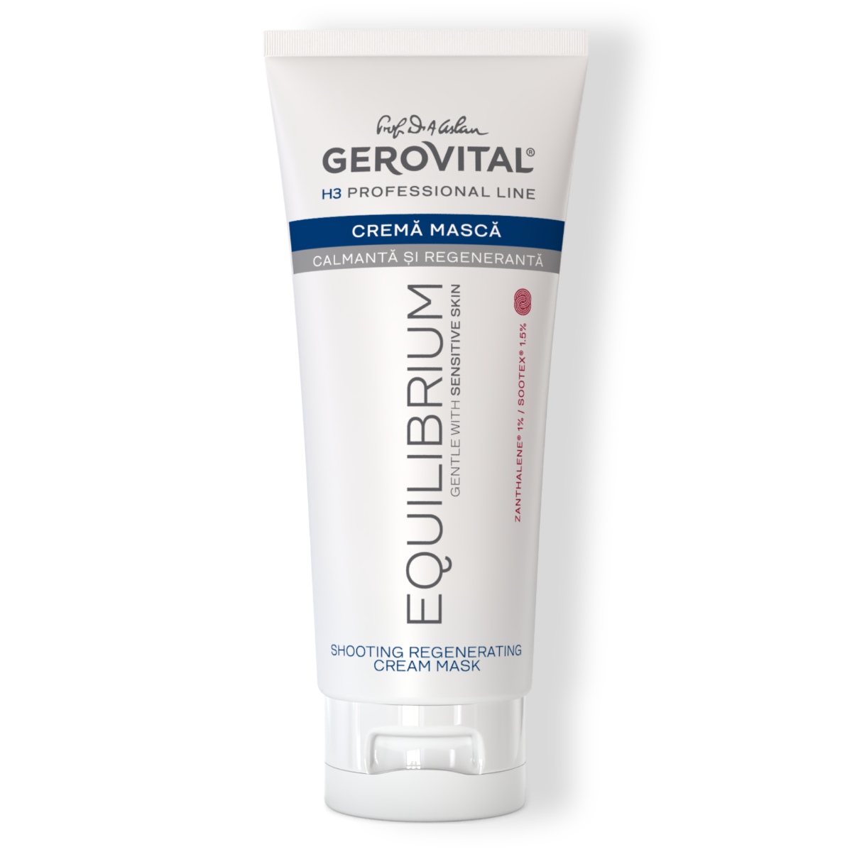 Soothing Regenerating Cream Mask - Gerovital H3 Equilibrium - 200 ml