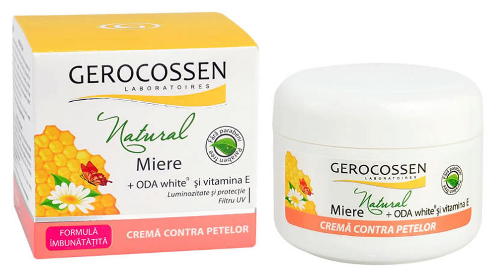 Cremă de pete cu vitamina E - Natural Miere Gerocossen - 100 ml