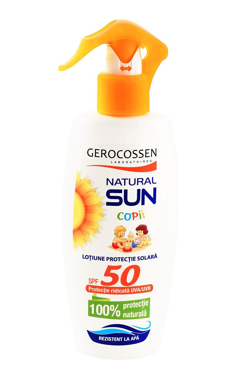 Sun protection lotion for children SPF 50 - Gerocossen Natural Sun - 200 ml