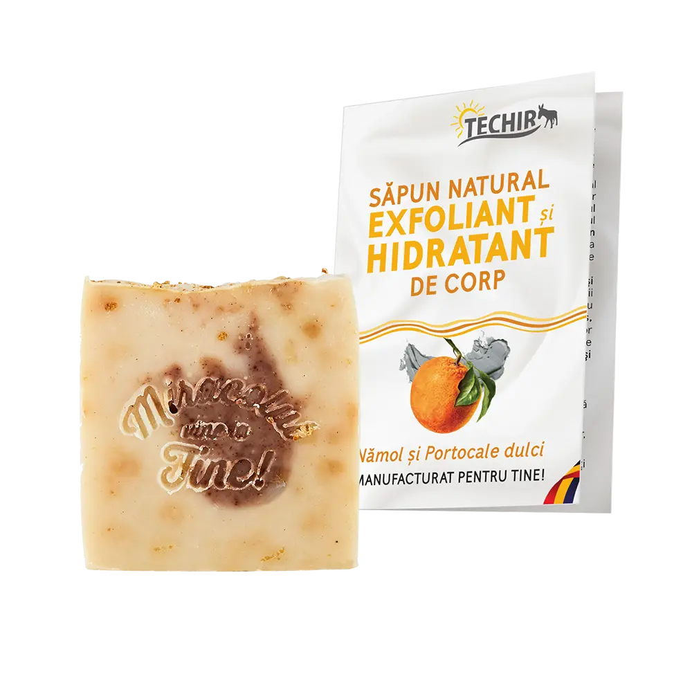 Săpun de corp exfoliant și hidratant - Techir - 125 gr