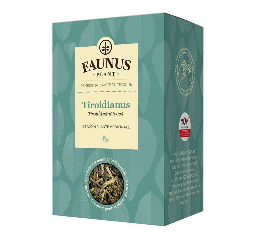 Tiroidianus Herbal Tea for Thyroid Function - Faunus Plant - 90g