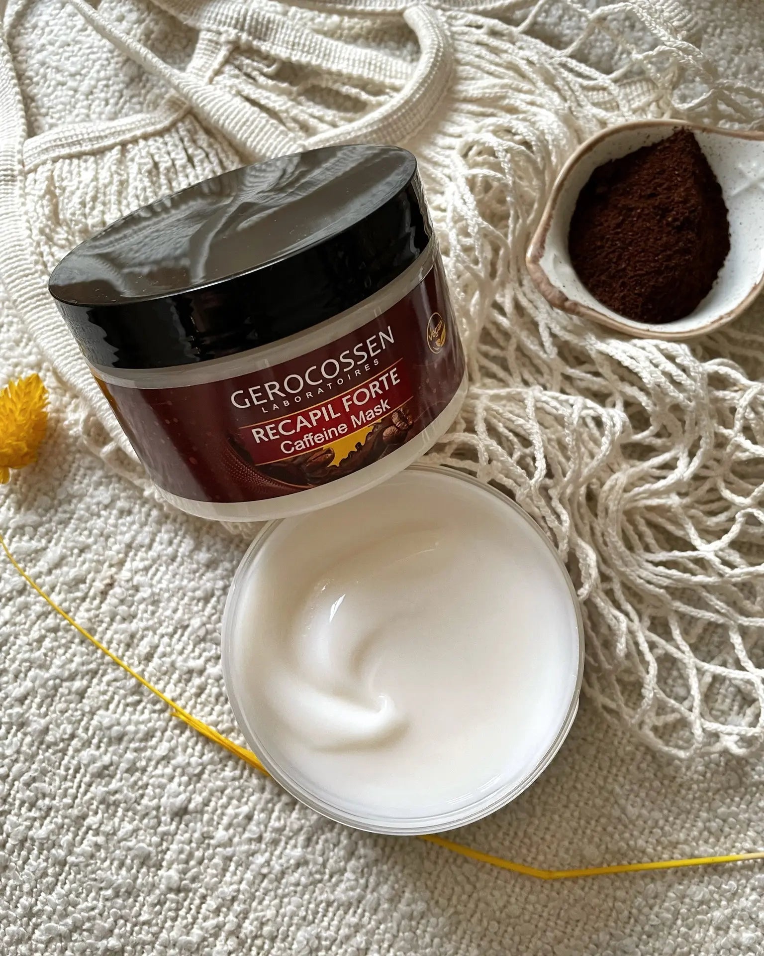 Treatment mask against hair loss with caffeine Recapil Forte, Gerocossen, 300 ml