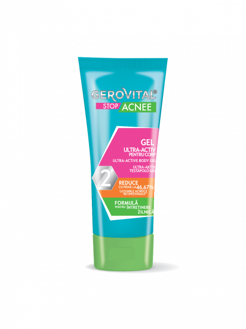 Ultra-Activ Body Gel - Gerovital Stop Acnee - 50 ml