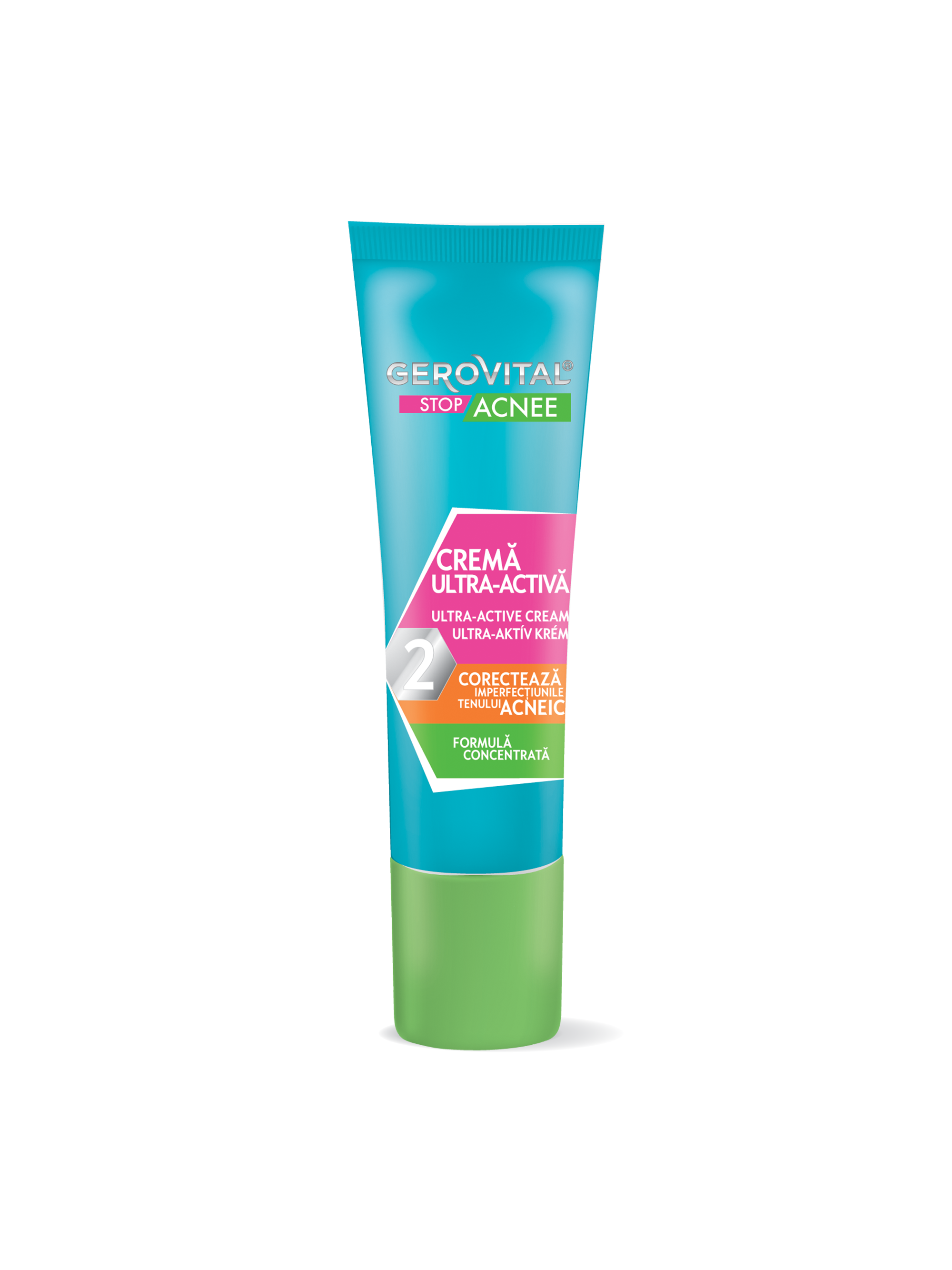 Ultra-Active Cream - Gerovital Stop Acne - 15 ml