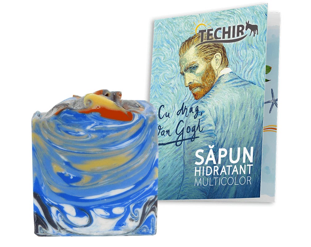 Van Gogh Moisturizing Natural Soap with sage, lavender and rosemary - Techir - 120 g