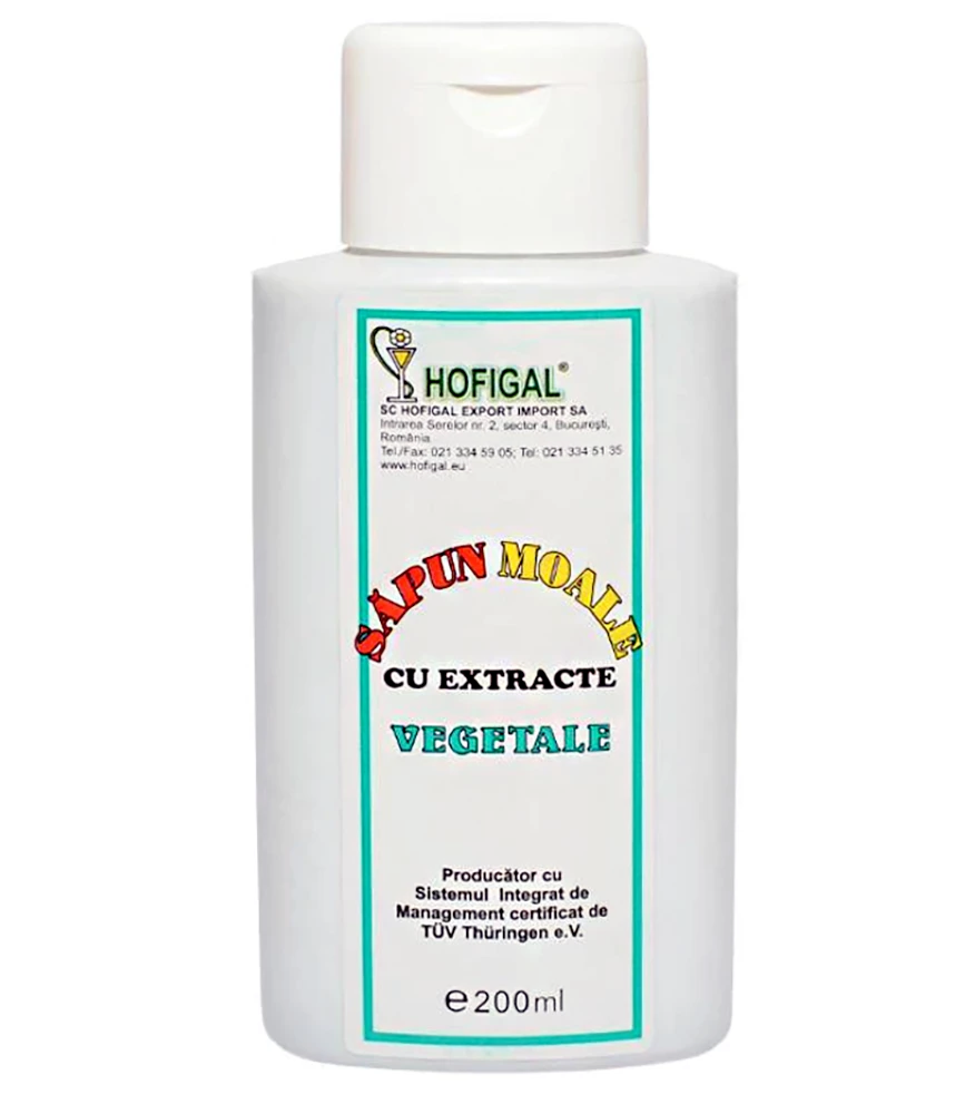 Vegetable Liquid Soap, body & hair, Hofigal, 200 ml