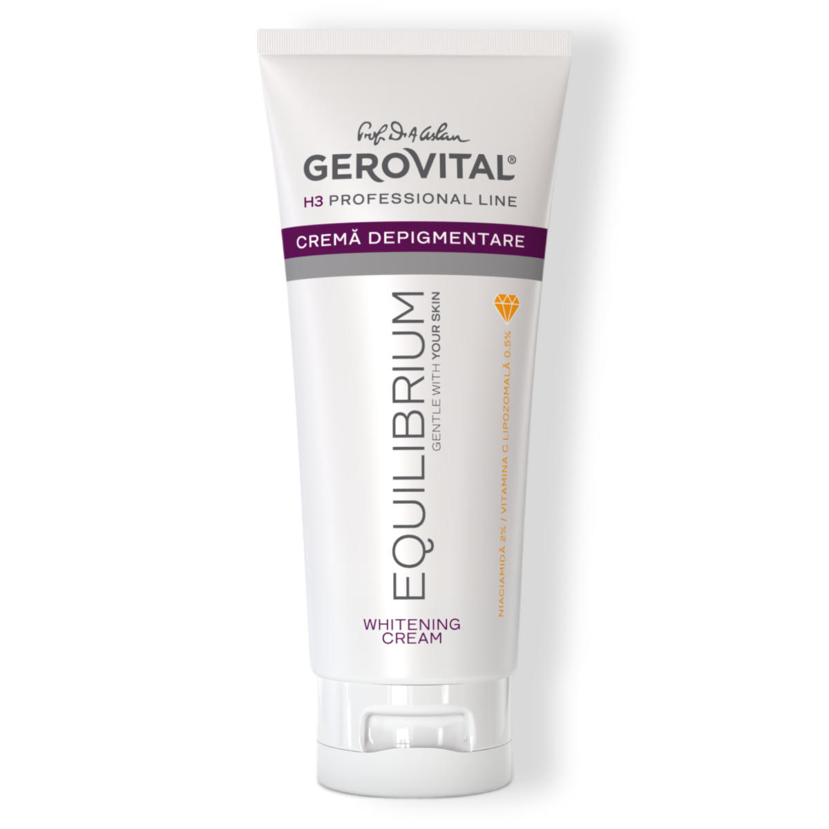 Whitening Cream with Vitamin C - Gerovital H3 Equilibrium - 100ml