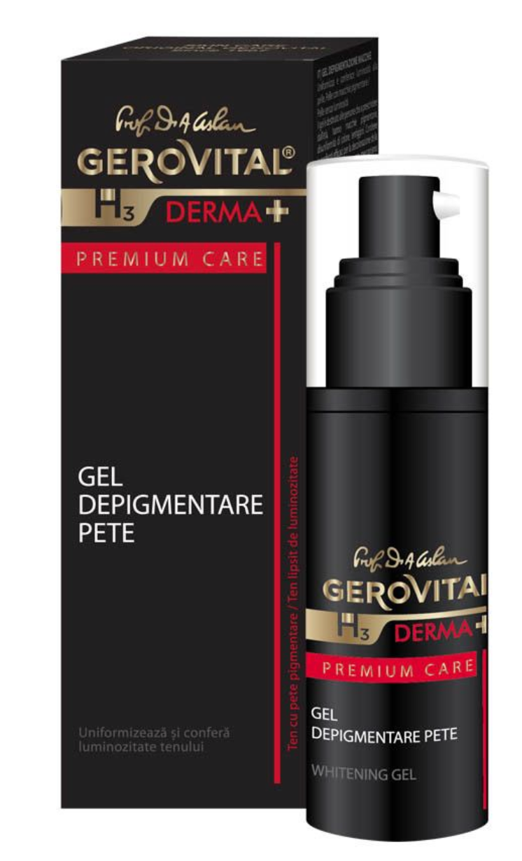 Whitening gel - Gerovital H3 Derma+ Premium Care - 30 ml