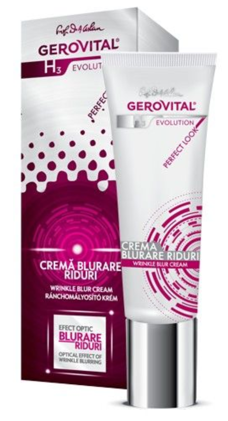 Cremă estompatoare pentru riduri - Gerovital H3 Perfect Look - 25 ml