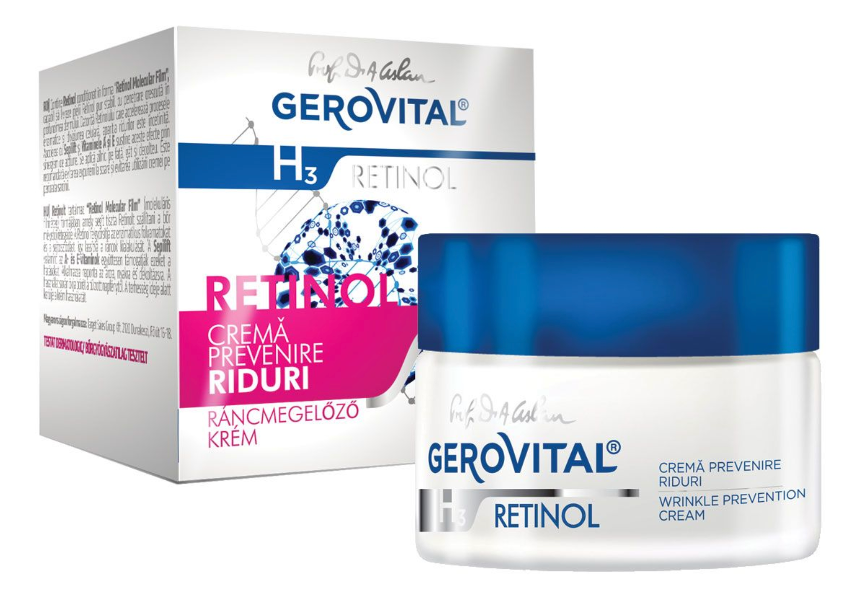 Wrinkle prevention cream - Gerovital H3 Retinol - 50 ml