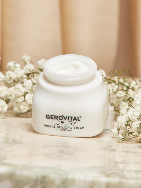 Wrinkles reducing cream SPF15 - Gerovital Luxury - 50 ml