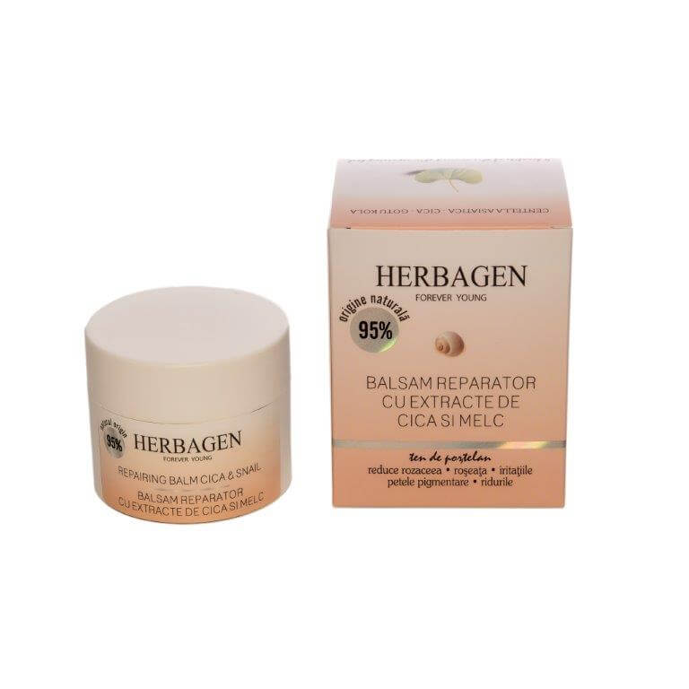 Herbagen Cica & Snail Extract Comfort Repair Balm, 50 g