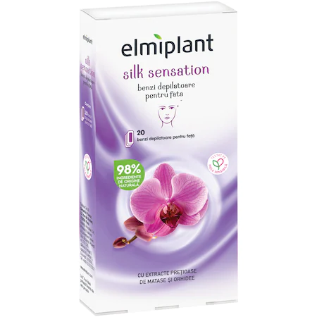 Elmiplant Silk Sensation Facial Wax Strips, 20 strips