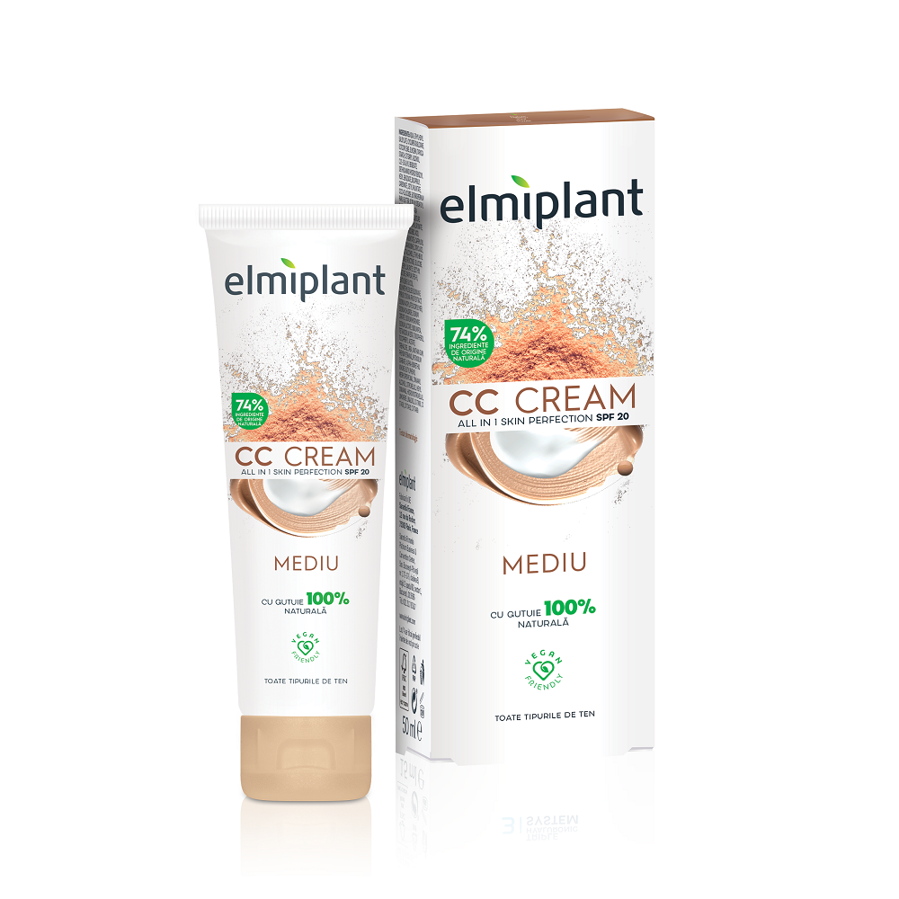 Elmiplant Skin Moisture Multi-Effect CC Cream SPF 20 – Medium, 50 ml