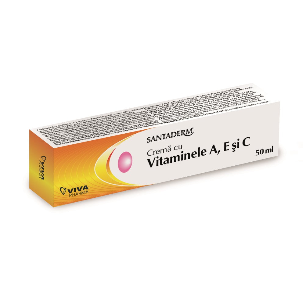 Viva Pharma Santaderm Vitamins A+E+C Nourishing Cream, 50 ml