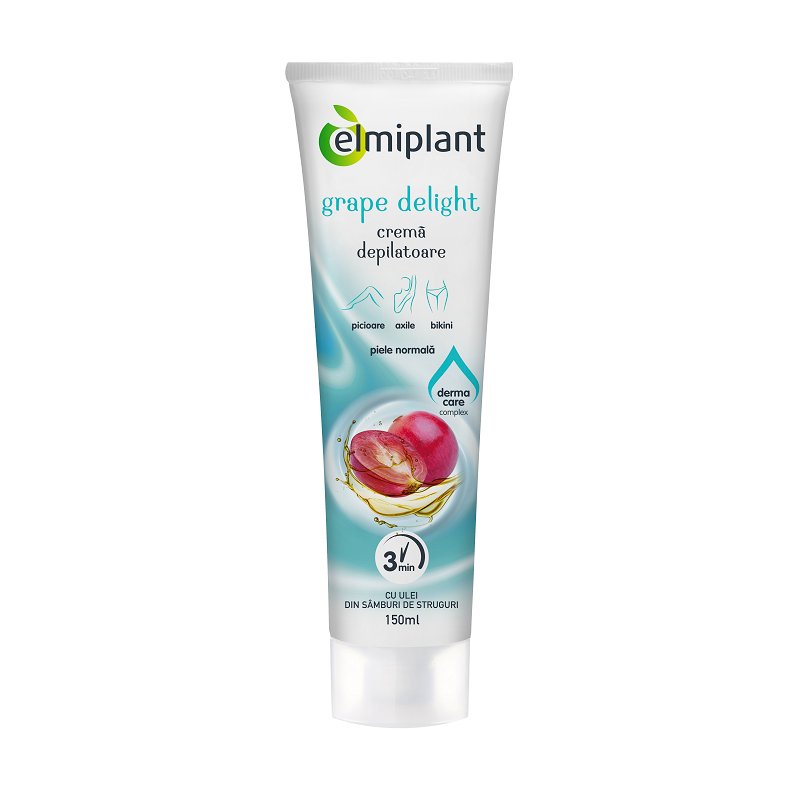 Elmiplant Velvet Touch Grape Hair Removal Cream, 150 ml