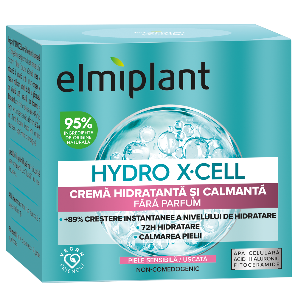 Elmiplant Calm & Hydrate Cream for Dry, Sensitive Skin, 50 ml