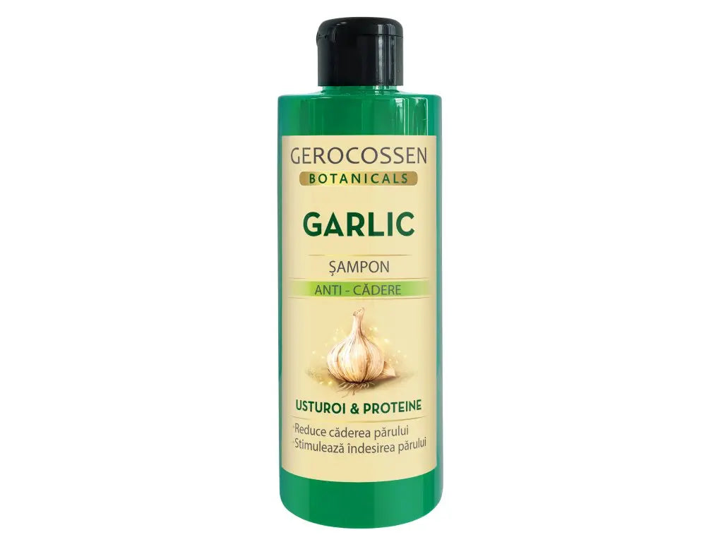Gerocossen Botanicals Garlic Shampoo for thinning hair 400 ml bottle