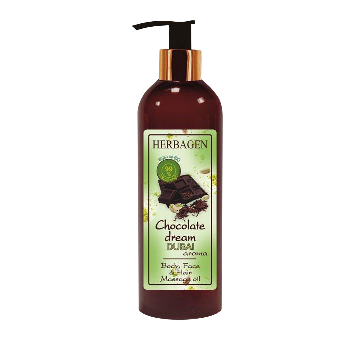 Herbagen Chocolate Dream Sensory Massage Oil, 150 ml