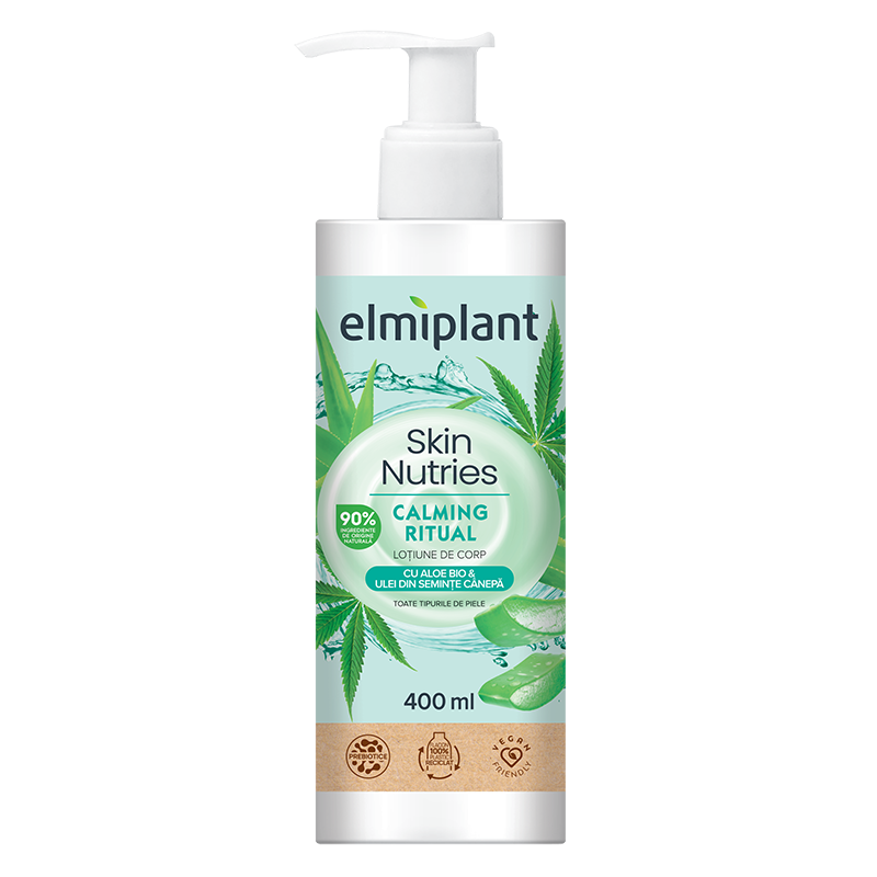 Elmiplant Aloe & Hemp Oil Nourishing Body Lotion, 400 ml