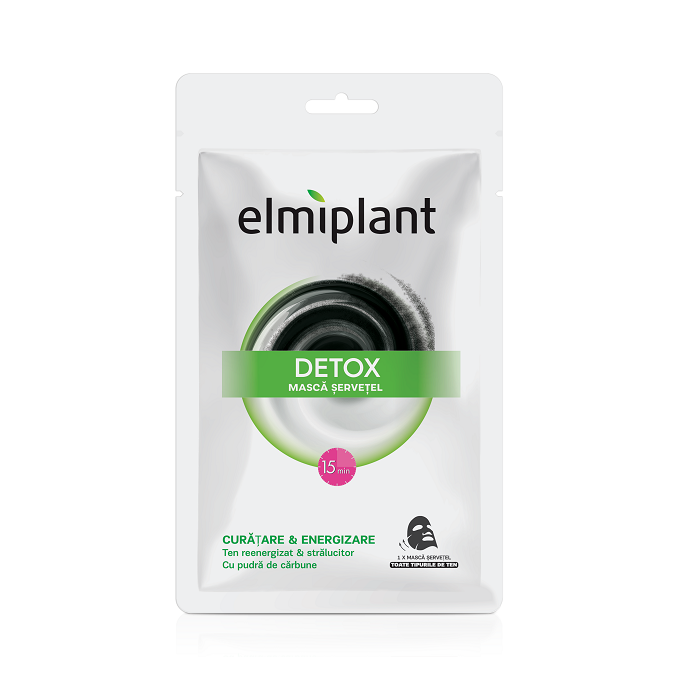 Elmiplant Detox Refresh & Energise Sheet Mask, 20 ml