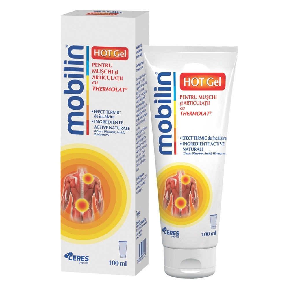 Viva Pharma Mobilin Hot Warming Massage Gel, 100 ml