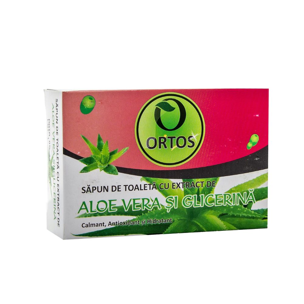 Ortos Aloe Vera & Glycerin Cleansing Bar, 100 g