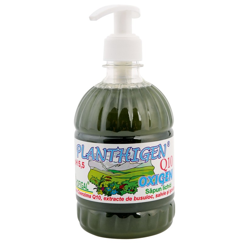 Hofigal Planthigen Q10 & Basil Liquid Soap, 500 ml