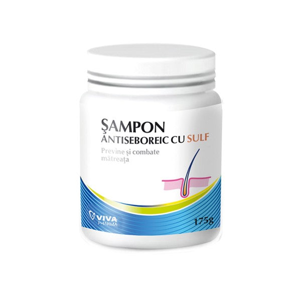 Viva Pharma Santaderm Sulfur Scalp Care Shampoo, 175 g