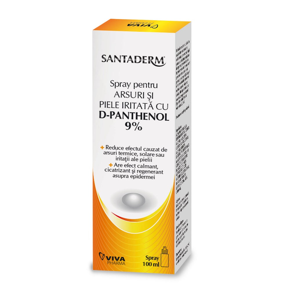 Viva Pharma Santaderm D-Panthenol 9% Comfort Spray, 100 ml