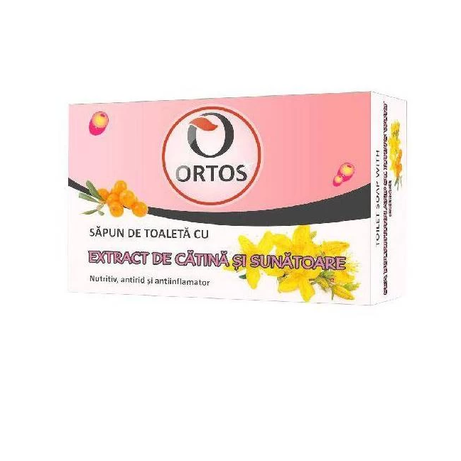 Ortos Sea Buckthorn & St John's Wort Soap, 100 g