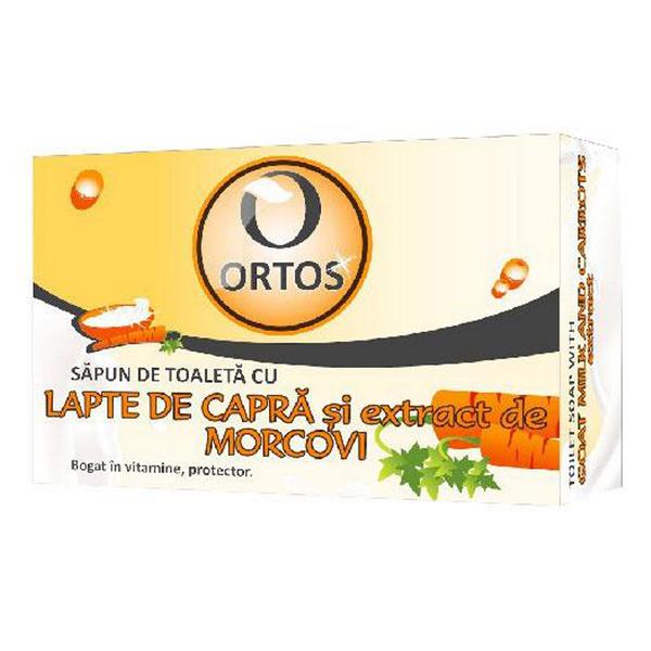 Ortos Goat Milk & Carrot Comfort Cleansing Bar, 100 g