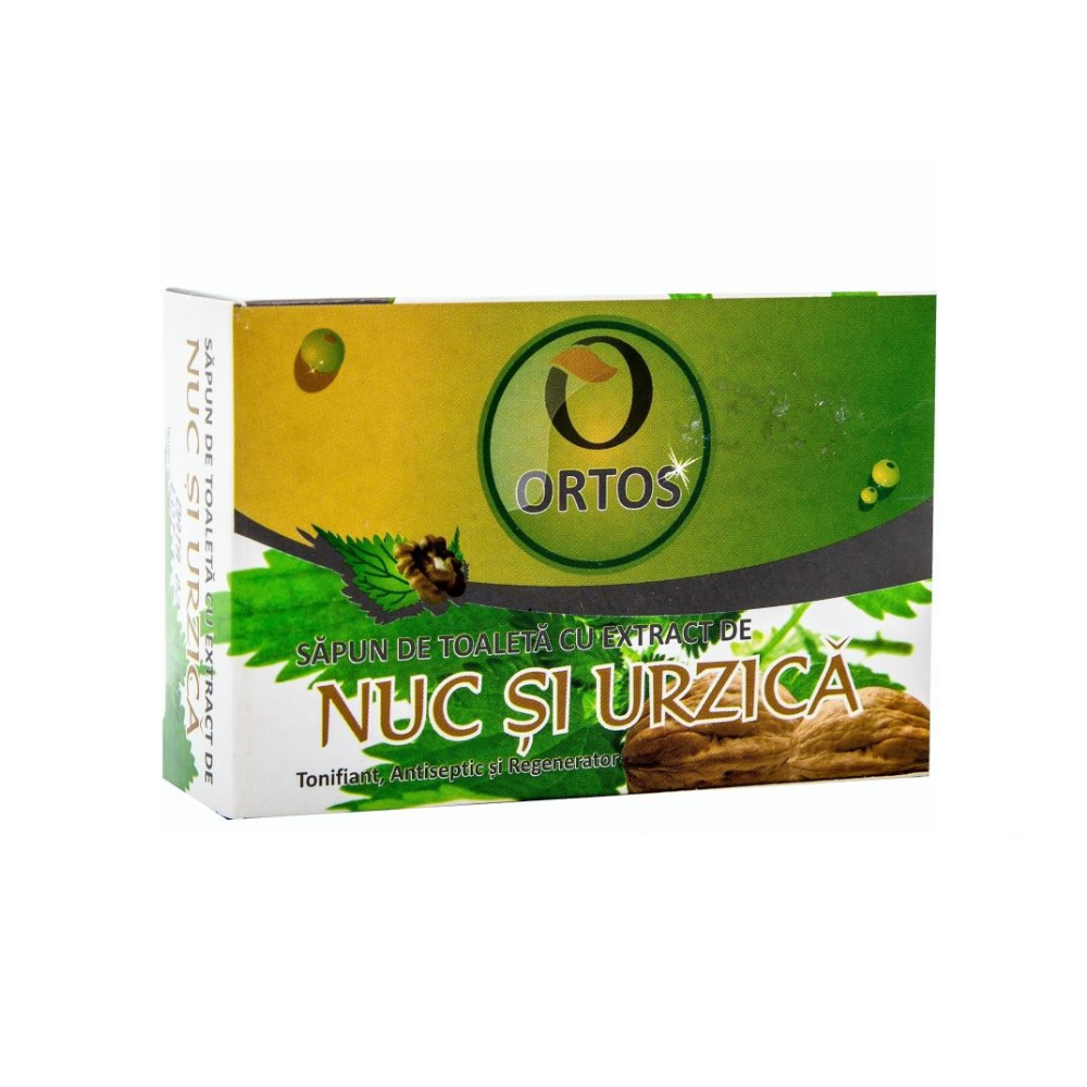Ortos Walnut & Nettle Botanical Soap, 100 g