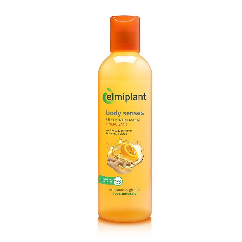 Elmiplant Body Senses Energising Massage Oil, 250 ml